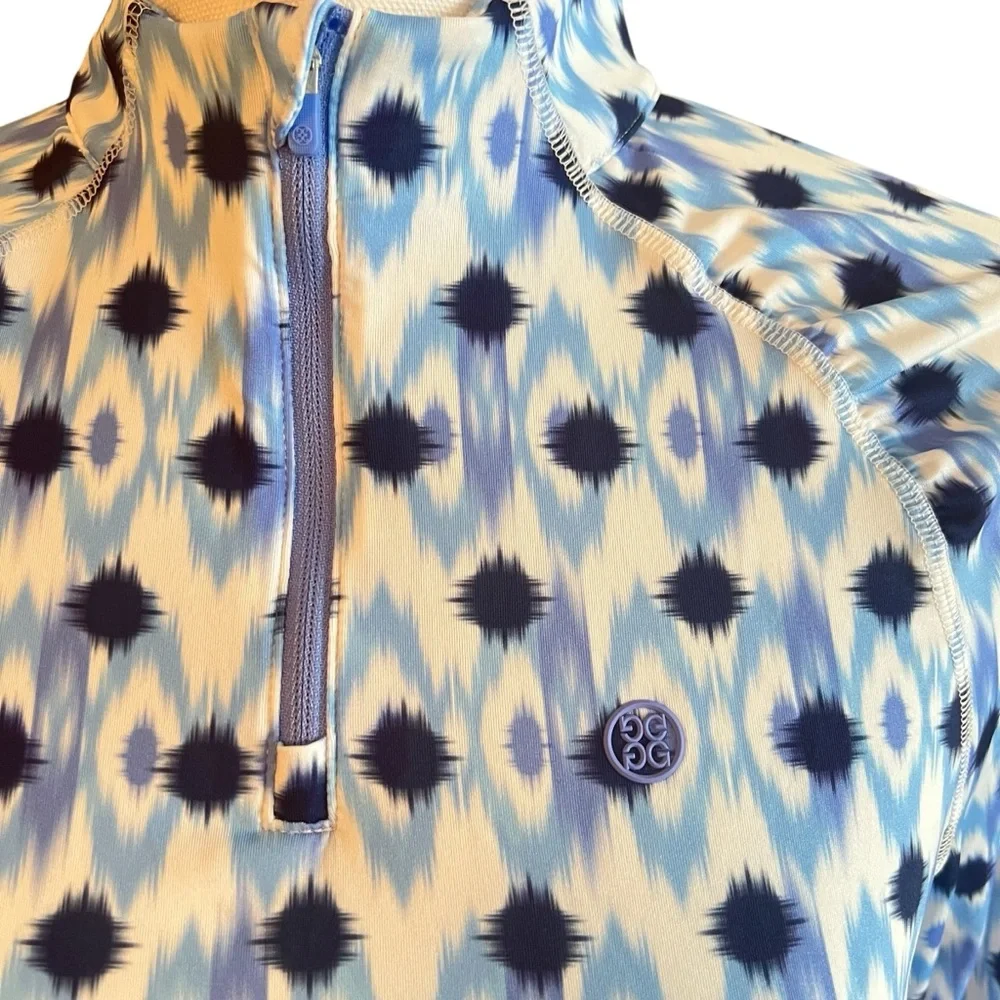 G/FORE Women’s 1/4 zip Long Sleeve Dri Fit Shirt Top MEDIUM Like New Never Worn - Picture 4 of 6